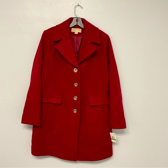 NWT! Michael Kors Wool Pea Coat - Picture 1 of 7